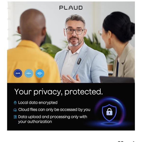 SEALED Plaud NotePin Bundle Wearable AI Memory Capsule Black 64G Bluetooth - Picture 11 of 13